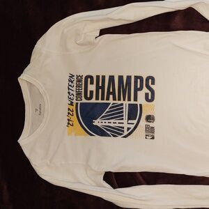 Golden State Warriors long sleeve shirt.  Small.